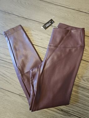 White House Black Market Deep Burgundy Leggings